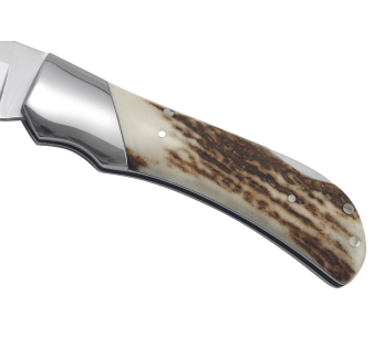 Puma IP Bison Stag coltello pieghevole 310112 11,5 cm manico in corno di cervo 2