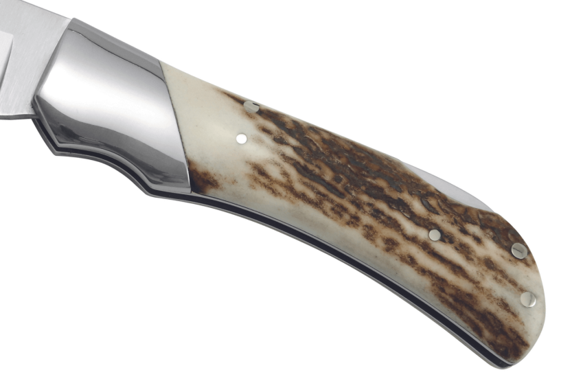 Puma IP Bison Stag coltello pieghevole 310112 11,5 cm manico in corno di cervo