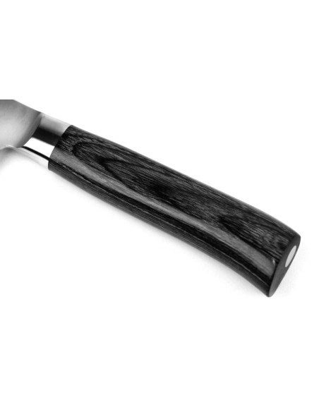 Cuchillo de cocinero japonés Tamahagane Tsubame 24cm acero VG5 hoja martillada