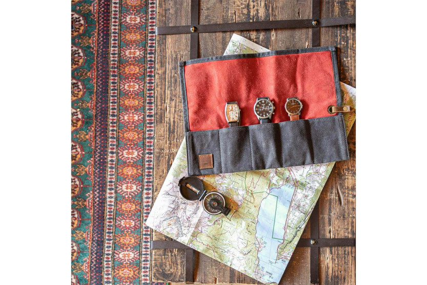 Bolsa Alaskan Maker Woodchuck para facas dobráveis e relógios