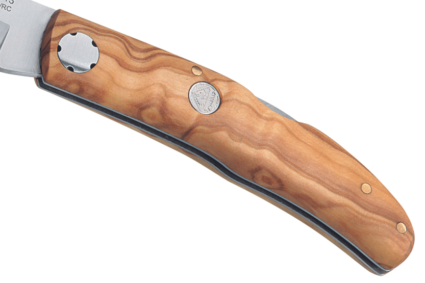 Navaja plegable Puma IP Paloma Olive 318910 10cm mango de madera de olivo