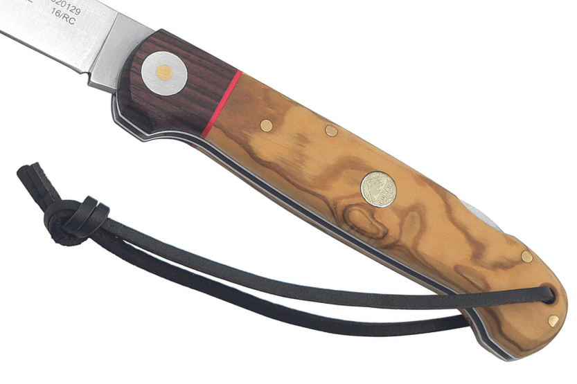 321111 Navaja plegable Puma IP La Gardua con mango de madera de olivo de 11cm