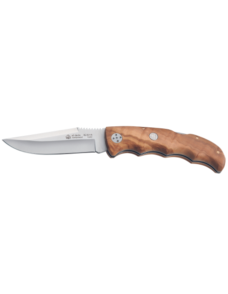 Puma IP El Dedo vouwmes 319211 olijf houten handvat 11cm