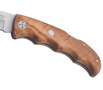Navaja plegable Puma IP El Dedo 319211 11cm mango de madera de olivo 2