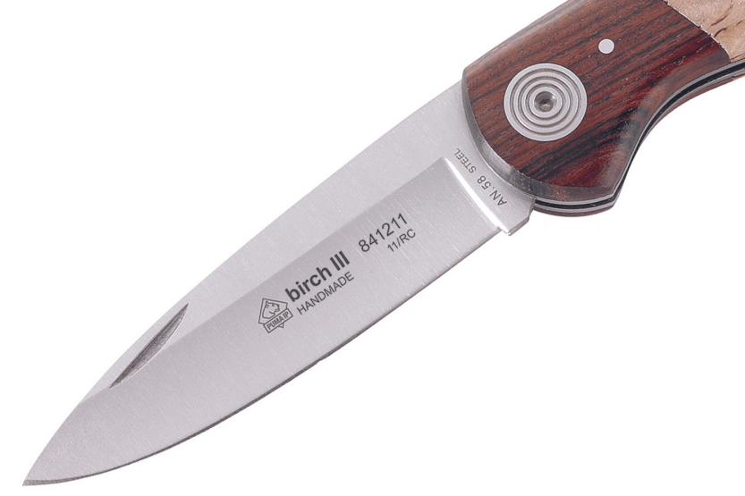 Puma IP Birch III foldekniv 341211 håndtak i bjørketre 10,8 cm