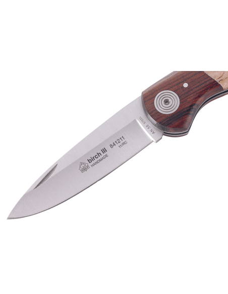 Puma IP Birch III foldekniv 341211 håndtak i bjørketre 10,8 cm