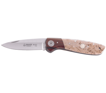 Puma IP Birch III folding knife 341211 birch wood handle 10.8cm