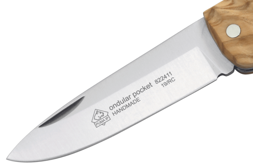 Puma IP Ondular Pocket foldekniv 272411 håndtak i oliventre 11 cm