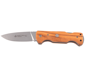 Navaja plegable Puma IP Boxer II 298511 mango de madera de olivo 10.6cm