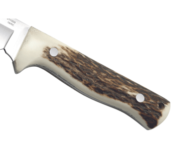 Cuchillo Puma IP Nordic II Stag 311009 8.5cm hoja mango asta + funda cuero 2