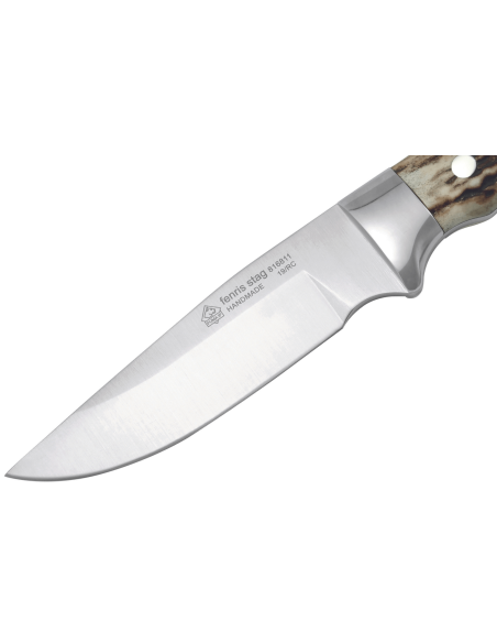 Puma IP Fenris Stag 306811 coltello lama 10,3cm manico in corno + fodero in pelle