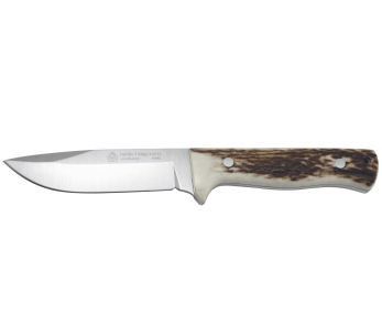 Kniv Puma IP Nordic I Stag 310712 blad 11,4cm hornhandtag + läderslida