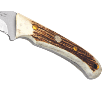 Puma IP Catamount Stag 305310 kniv 9 cm blad gevirhåndtak + skinnslire 2