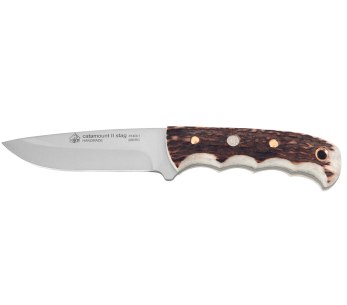 Puma IP Catamount Stag II 304211 coltello lama 11,1 cm manico in corno + fodero in pelle
