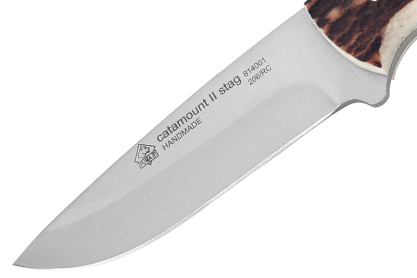 Puma IP Catamount Stag II 304211 knife 11,1cm blade antler handle + leather sheath