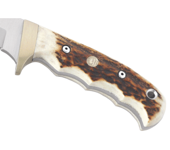 Kniv Puma IP Trapper Stag 309410 blad 11 cm gevirhåndtak + skinnslire 2