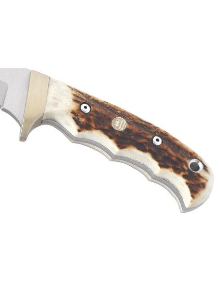 Puma IP Trapper Stag 309410 coltello lama 11 cm manico in corno + fodero in pelle
