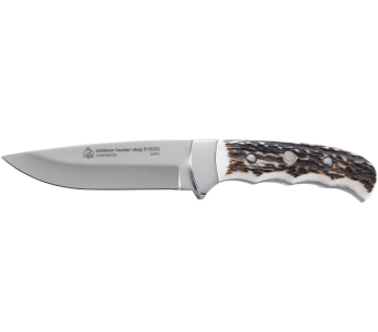 Puma IP Outdoor Hunter Stag 331811 kniv 10,6 cm blad gevirhåndtag + læderskede