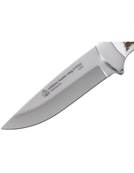 Puma IP Outdoor Hunter Stag 331811 veitsi 10.6cm terä sarvikuonokahva + nahkatuppi