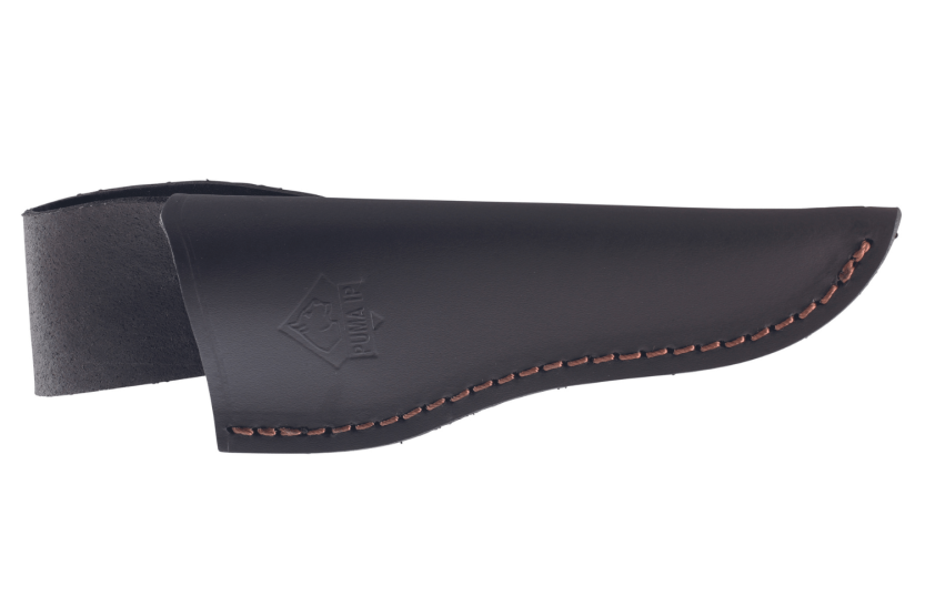 Faca Puma IP Outdoor Hunter Stag 331811 Faca com 10,6 cm de lâmina e cabo em chifre + bainha em pele