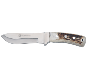 329712 Faca Puma IP Montero Stag Cabo de veado com 12 cm de lâmina + bainha em pele