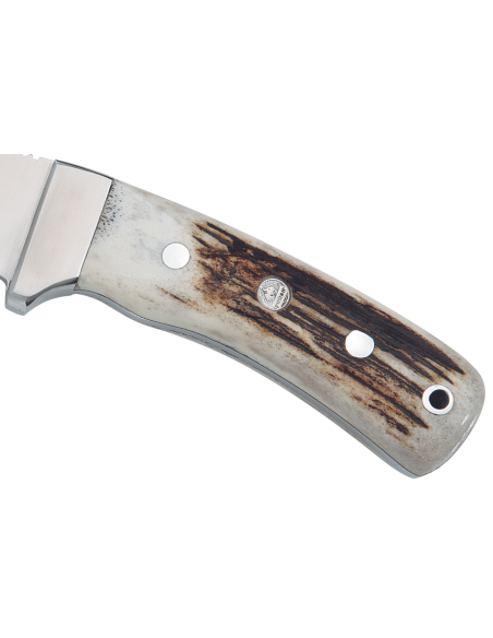 Puma IP Montero Stag 329712 kniv 12 cm blad gevirskæfte + læderskede