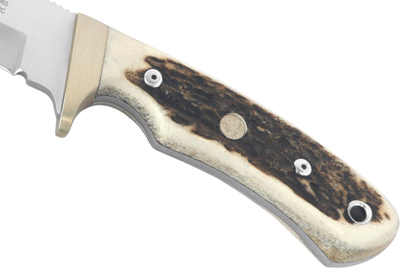Puma IP Fjällkniv 320114 14,5cm blad handtag av hjorthorn + läderslida