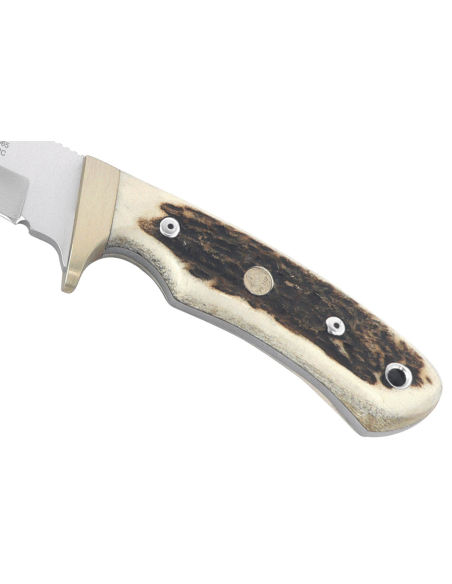 Puma IP Mountain Knife 320114 14,5cm terä hirvensarvikahva + nahkatuppi