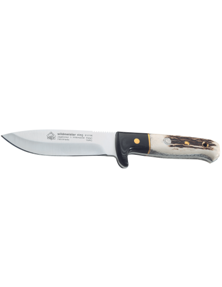 Puma IP Wildmeister Stag 366212 kniv 11,8cm blad antler/micarta handtag + läderslida