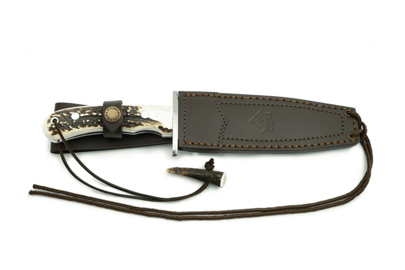 Messer Puma IP El Anta 365616 Klinge 15,7cm Hirschgeweihgriff + Lederetui