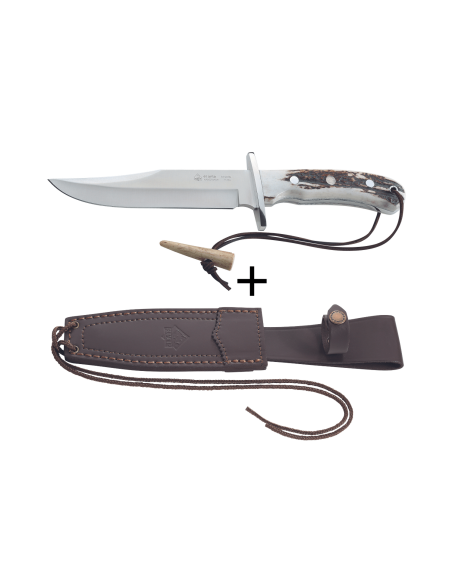 Kniv Puma IP El Anta 365616 blad 15,7 cm gevirhåndtak + skinnslire