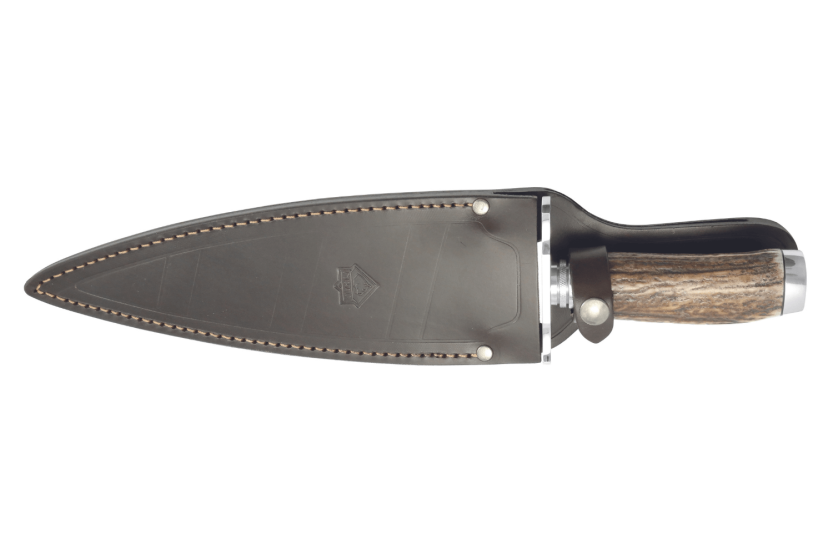 Puma IP Catcher III Stag 310524 knife 23,3cm blade antler handle + leather sheath