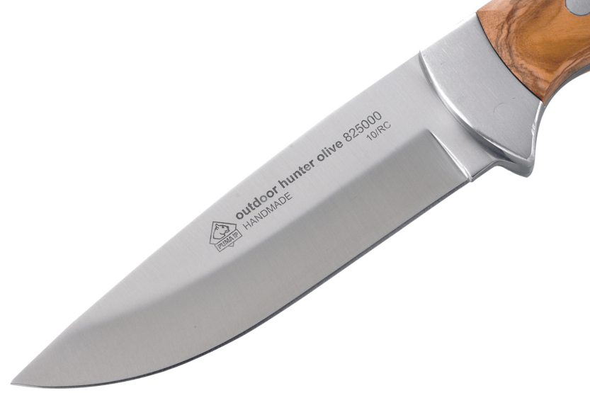 Puma IP Outdoor Hunter Olive Knife 332211 10.6cm blade olive wood handle + leather sheath