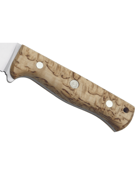 Puma IP Beaver 270112 mes 11,5cm lemmet berkenhouten handvat + leren schede