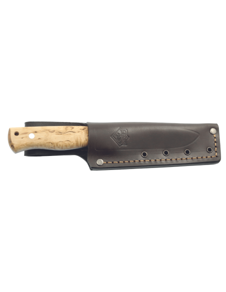 Puma IP Beaver Messer 270112 Klinge 11,5cm Birkenholzgriff + Lederetui