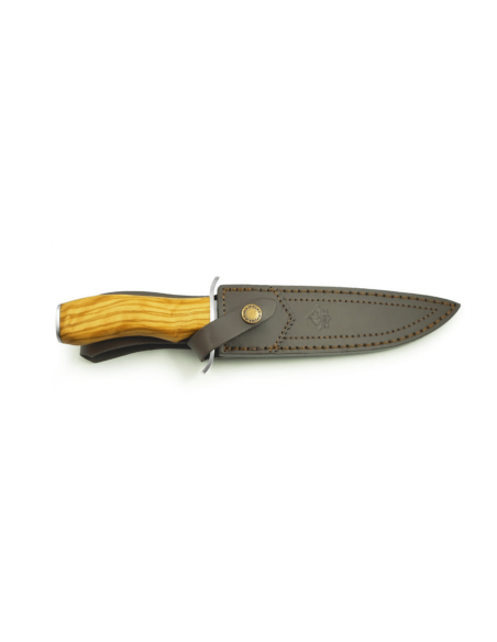 Puma IP Cachetero kniv 304117 17,3 cm blad olivträhandtag + läderslida
