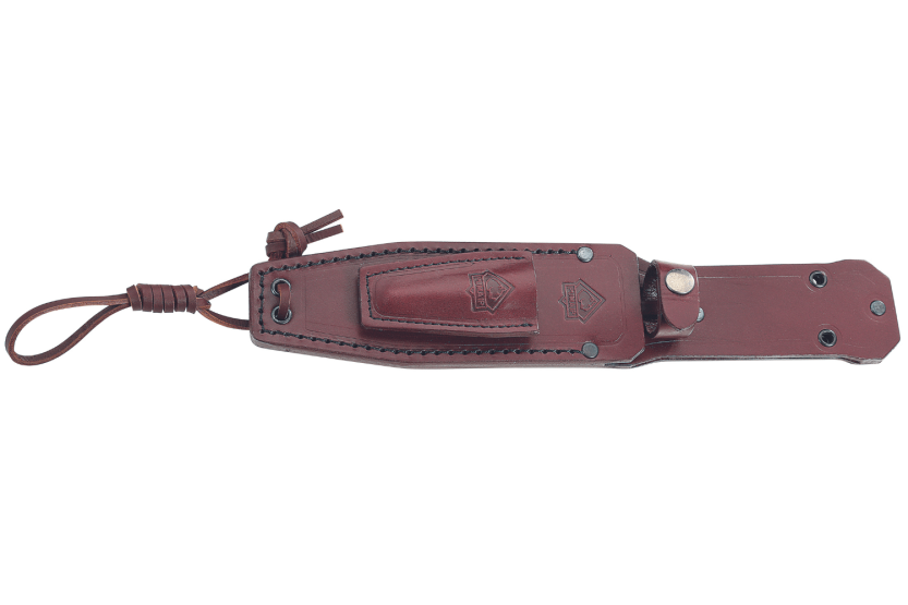 Messer Puma IP Chispero 335615 Klinge 15cm Bocote-Holzgriff + Lederetui + Feueranzünder