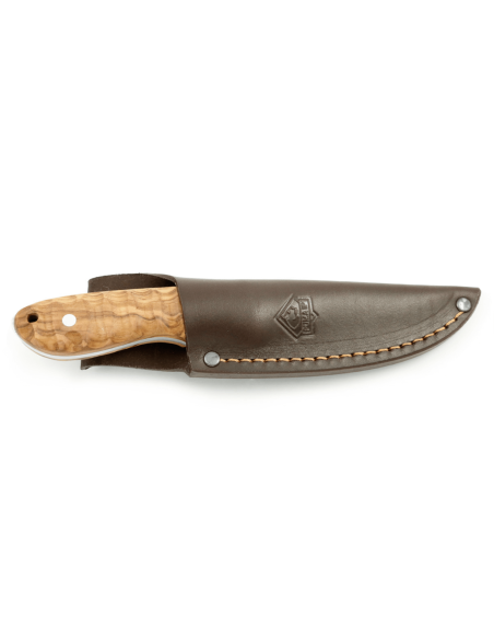 Puma IP La Ola Olive Knife 267910 10cm blade olive wood handle + leather sheath