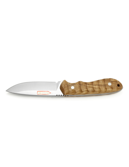 Puma IP La Ola Olive Knife 267910 10cm blad olivträhandtag + läderslida