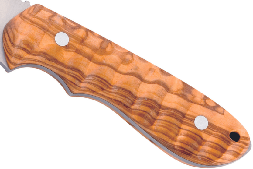 Puma IP La Ola Olive Knife 267910 10 cm blad oliventræhåndtag + læderskede
