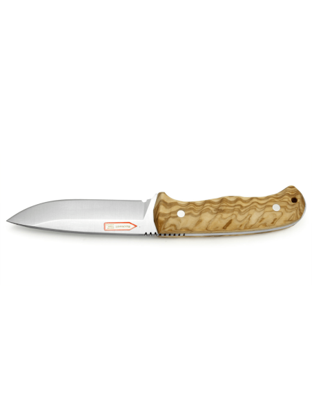 Messer Puma IP Ondular I Olive 268611 Klinge 11cm Griff aus Olivenholz + Lederetui