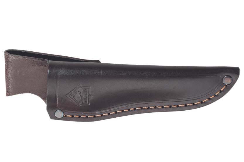 Messer Puma IP Ondular I Olive 268611 Klinge 11cm Griff aus Olivenholz + Lederetui