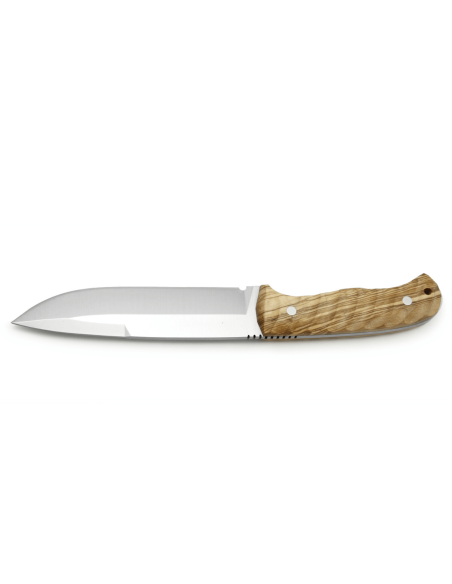 Puma Knife IP Ondular IV 267215 15 cm klinge oliventræhåndtag + læderskede
