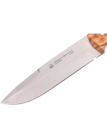Puma Knife IP Ondular IV 267215 15cm blade olive wood handle + leather sheath
