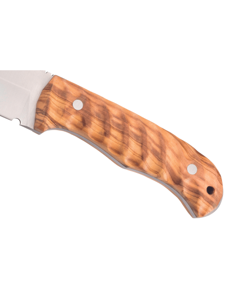 Puma Knife IP Ondular IV 267215 15 cm klinge oliventræhåndtag + læderskede