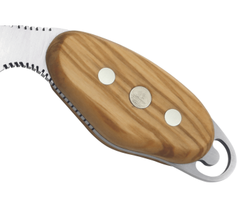 Puma Kniv IP Capo Olive 307107 6,5cm blad olivträhandtag + läderslida 2