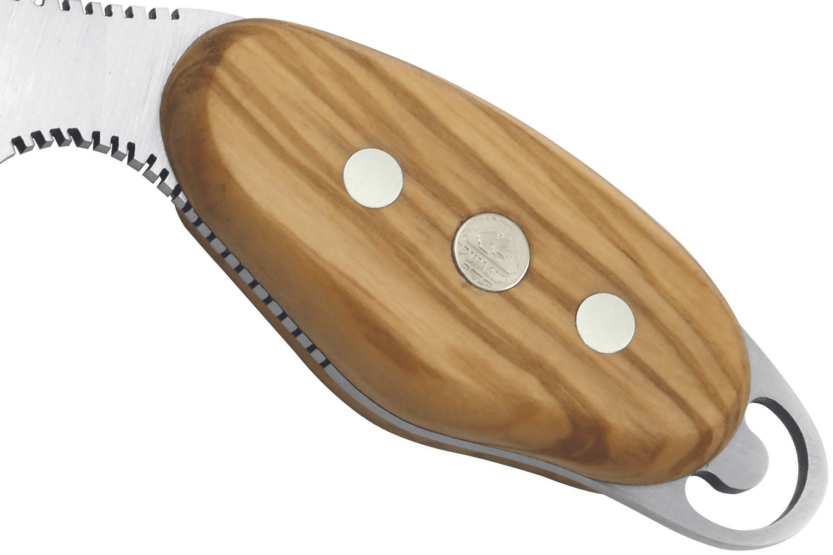 Puma Knife IP Capo Olive 307107 6,5cm blade olive wood handle + leather sheath