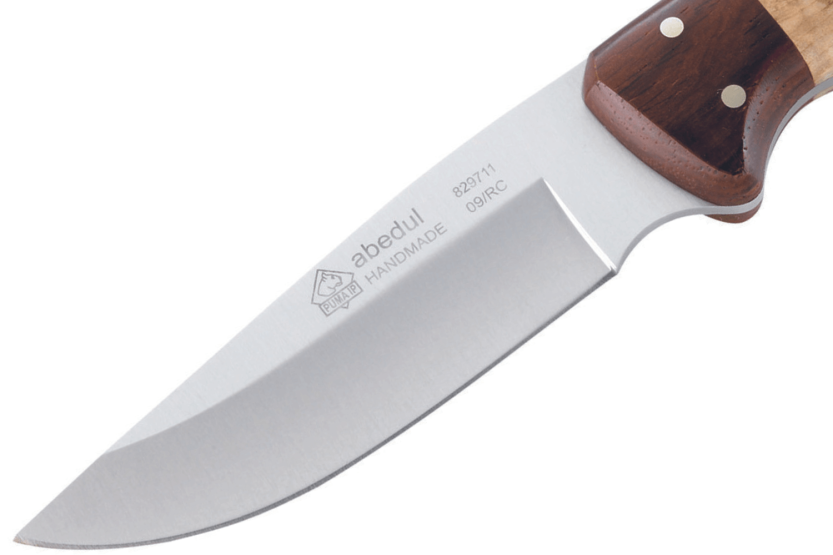 Cuchillo Puma IP Abedul 309711 Hoja 10.2cm mango abedul/cocobolo + funda cuero