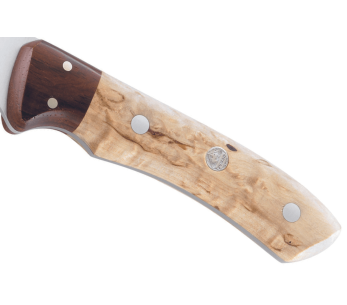 Puma IP Abedul 309711 kniv 10,2cm blad björk/cocobolo handtag + läderslida 2