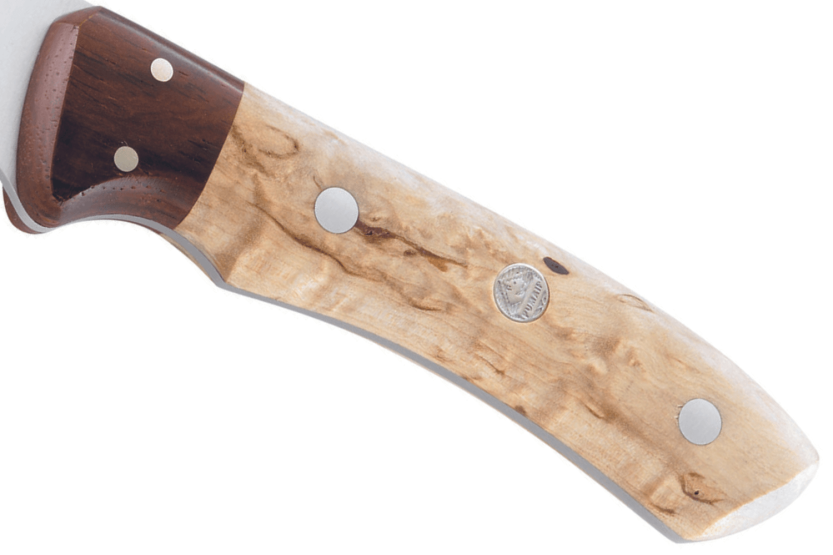 Cuchillo Puma IP Abedul 309711 Hoja 10.2cm mango abedul/cocobolo + funda cuero